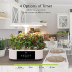 12 Pods Hydroponics Growing System, SXYCMY Indoor Garden Hydroponics Kit with 128 Lamp Beads 24W Full Spectrum Grow Lights in 5 Colors, Up to 16" Adjustable Height for Home Gardening, Auto Timer - Image 3