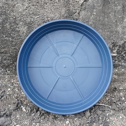 LWALRS Plant Saucer 14 Inch 4 Pack 6 8 10 12 14 16 18 20 25, Plastic Plant Trays for Pots，Extra-Deep Plant Water Dray Tray, Bird Bath Bowl, Heavy Flower Plant Saucers Indoors and Outdoor No Holes - Image 6