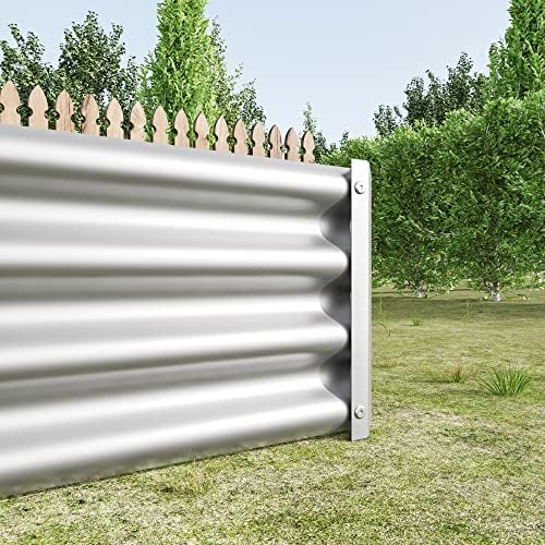 LifeSky Metal Raised Garden Bed for Backyard: 12-Inch Back-Saver Height for Pain-Free Planting - 6x3x1ft Rectangle Planter Box Holds 17 cu ft Soil - Durable Galvanized Steel Frame for Vegetables & Flo - Image 6