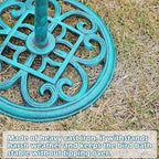 HOUYANG 35 "H Metal Bird Bath for Outside,Standing Bird Feeder - Image 4
