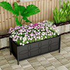 Zhongma Sturdy Raised Garden Bed with Inner Fabric Liners for Vegetables Flower, Planter Box for Backyard Patio Balcony. Inner Size: 33.85x14.17x11 inch - Image 7