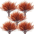 RECUTMS Fake Fall Plants for Outdoor Faux Lavender Flowers Fake Greenery by RECUTMS