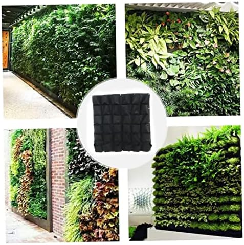 Wall Planting Bags, Hanging Planter Bags Vertical Wall Mounted Plant Grow 36 Pocket Fabric Pots for Home Balcony, Hanging Planter - Image 3