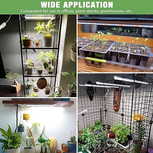 Kullsinss 16in Grow Light Strips, 4-Bar 240 LEDs Full Spectrum Plant Light - Image 7