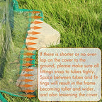 Gardzen Mini Greenhouse 36.2”(L) x36.2”(W) x59.5”(H) - Image 5