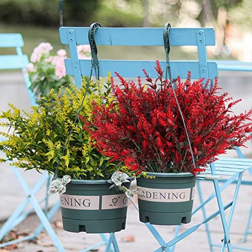 RECUTMS Artificial Outdoor Plant UV Resistant Artificial Greenery Lavender - Image 6