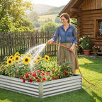 SUPERLELE 6x3x1ft Silver Galvanized Raised Garden Beds Kit - Image 6