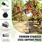 4 Set Adjustable Tree Branch Support, 18"-60" Tree Support Pole with Crutch - Image 5