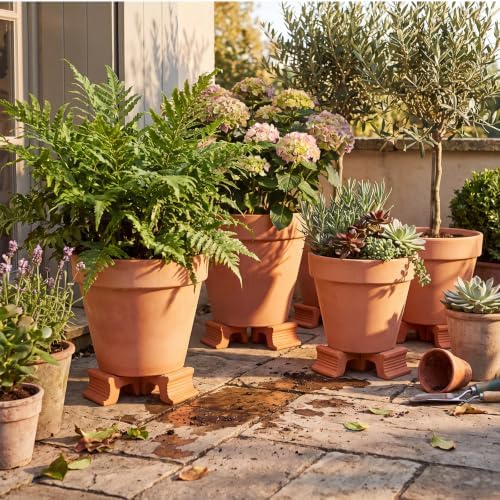 LemonRoad Extra Large Terra Cotta Cement Pot Feet for 20"-30" Pots - Image 5