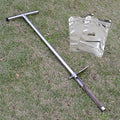 36" Soil Probe, Stainless Steel Soil Sampler Probe with Foot Pedal and Reusable Sample Bags, Soil Test Kits for Lawn Plant Garden Farm Soil Sampling by Lichtund