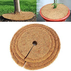 Coconut Mulch Mats, Coconut Fiber Tree Mulch Mat Round Cover Multiple Sizes Pack of 10 for Flowers and Plants(25cm) - Image 3