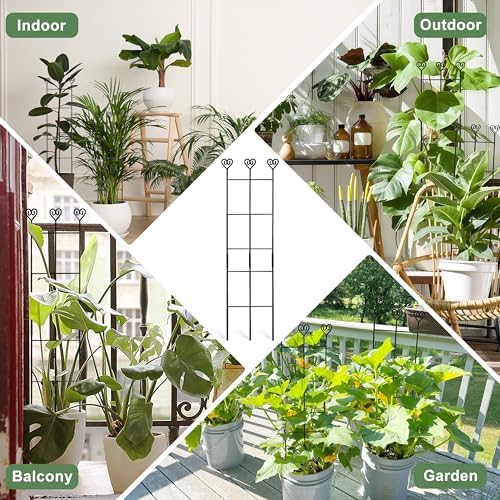 Coomin 32in Monstera Plant Support Trellis for Indoor Plants, 4P - Image 6
