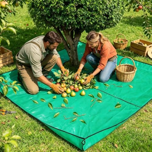Repotting Mat for Indoor Plant Tree Trimming Pad Center Hole & Corner - Image 4