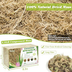 Halatool 2.2 LB Sphagnum Moss for Plants, 40 QT Long Fiber Orchid Moss - Image 2