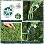 GIANTEX 8 Panel Cucumber Trellis, A-Frame Garden Trellis for Plant Climbing - Image 3