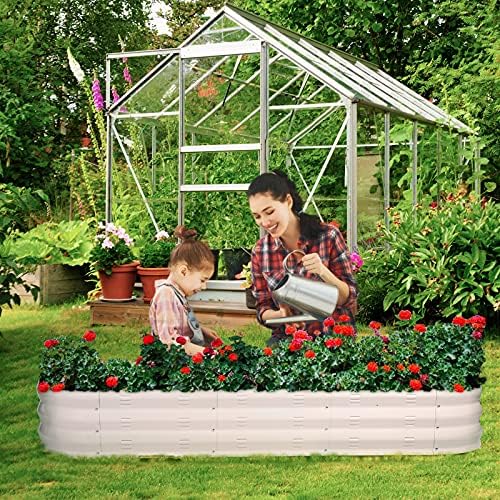 GADI 67-Inch Raised Garden Bed, Metal Planter Box for Vegetables and Flowers, Large Outdoor Gardening Kit, Easy DIY Assembly, Weather-Resistant & Rust-Proof - Image 2