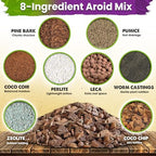 DUSPRO 8-in-1 Aroid Potting Mix, Pre-Mixed Chunky Soil, Airy Blend, 8 QT - Image 2