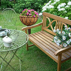 2PCS Hanging Basket Liners Coco Liner 20 Inch Round Coconut Coir Basket for Plants Replacement for Hanging Basket 100% Natural Coconut Fiber Plant Basket Liner for Garden Planter Flower Pot - Image 5