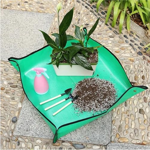 2 PCS Planting Mat Gardening Potting Pad Foldable Plant Transplanting Waterproof Mats Accessories for Patio - Image 3