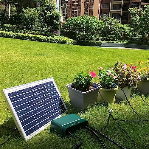 Lewisia 10W Solar Drip Irrigation Kit Auto Watering System for 50 Pots - Image 5
