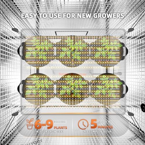 Spider Farmer SF4000 LED Grow Lights for Indoor Plants in 4x4 Grow Tent - Image 6