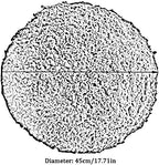 Green Artificial Moss Balls, Handmade Sphere Moss Hanging Balls for DIY Wedding Party Home Hotel Decoratio, Hangin Plants Landscape Landscaping Ball (Color : Diameter: 45cm/17.71in, Size : 10pcs) - Image 2