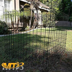 Garden Wire Compost Bin 36x36x30 inches, Black, Garden Bed Fencing - Image 7