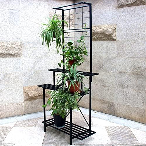 Hanging Plant Pot Shelf Rack Heavy Duty Plant holder Trellis,Multi Layer Plant Stand for Home, Garden, Balcony - Image 6
