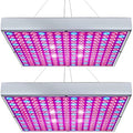 LED Grow Light 225 LEDs Plant Lights Red Blue White Panel Growing Lamps for Indoor Plants Seedling Vegetable and Flower (2 Pack) by Hytekgro