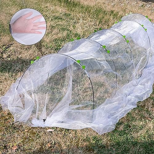 Greenhouse Hoop Planter Kit,Polyethylene Coated Fiberglass Arch Planter for Raised Bed Row Cover DIY Cold Bed Tunnel Support System Plant Protection Planting Planter - Image 4