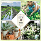 Soil Test Kit, 7-in-1 Soil Moisture Meter, Dual Screen Soil Tester, Moisture/pH/Temperature/Sunlight/Air Humidity/Fertility, Perfect for Farming, Gardening, Lawns, Outdoor-Lvory White - Image 7