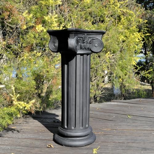 Tall 28.7" MgO Greek Roman Column Pillar for Indoor & Outdoor(Black) - Image 4