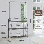 SORCEDAS Plant Stand Outdoor Indoor 3 Tier Metal with Hanging - Image 5