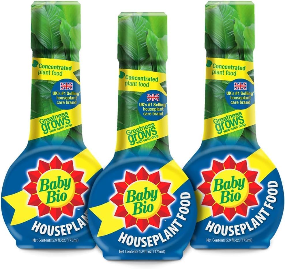 Baby Bio Houseplant Food, Concentrate, 5.9 Oz (3-Pack) with Natria Houseplant Insect Killer, Ready-to-Use, 24 oz - Image 2