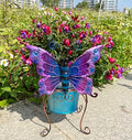 Metal Animal Plant Pot,Colorful Butterfly Planter Flower Pots Decoration by CoolBoyWelcometovisit