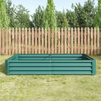 HRVEOCEI 4×2×1ft Metal Raised Garden Beds Outdoor, Bottomless Above Ground Raised Garden Beds, Galvanized Gardening Bed for Vegetables Flower Herbs (Green, 6x3x1ft) - Image 3