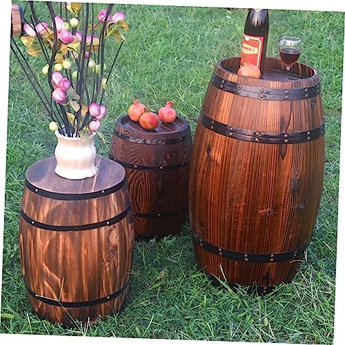 Spirits Barrel Succulent Pot Bar Barrel Flower Bucket Wood Whiskey Trim Decoration en Succulents Plant - Image 2