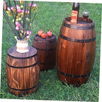 Spirits Barrel Succulent Pot Bar Barrel Flower Bucket Wood Whiskey Trim Decoration en Succulents Plant - Image 2