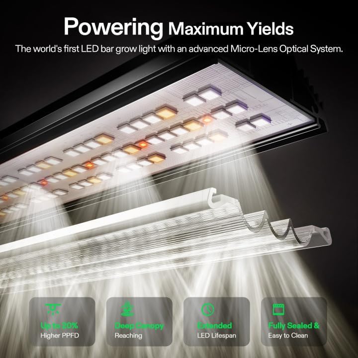 VIVOSUN LumaLight 500W LED Grow Light, Full Spectrum Indoor Plant Light - Image 3