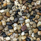 Midwest Hearth Decorative Mixed Pebbles for Plants & Terrariums | Polished Natural Stones | 3/8" Size (10-lb Bag) by MidwestHearth