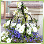 BreezeHug 2 Set Garden Obelisk Trellis Peony Cages and Supports, Circle - Image 4