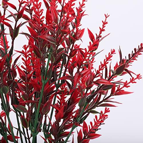 RECUTMS Artificial Outdoor Plant UV Resistant Artificial Greenery Lavender - Image 3