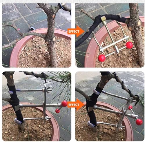 Luocute Tree Branch Bender, Stainless Steel Tree Trunk Adjuster Modulator Lopped Regulator for Bonsai Gardening Shaping - Image 2
