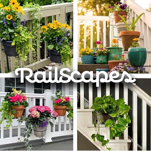 Bloem RailScapes Railing Plant Clip for 1.25” - 1.5” Thick Spindles, 3-Pack - Image 3