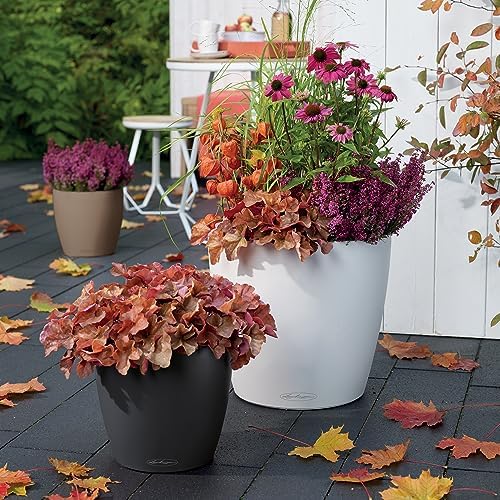 Classico Color 28 Slate, Self-Watering Round Planter, D11 H10.2 in - Image 6