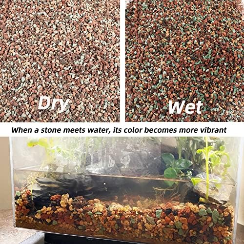 18lb Mix Lava Rocks for Plants in Door -Gravel Pebbles for Bonsai Succulent Cactus Potting Soil and Vase Fillers, Fairy Gardening,Top Dressing - Image 4