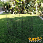 Garden Wire Compost Bin 36x36x30 inches, Green, Garden Bed Fencing - Image 3