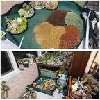 2pcs Plant Transplanting Repotting Mat Garden Mat for Repotting Succulent Plants Change Soil Portable Foldable Reusable for Pruned Plants Seedlings Potted Watering (Size : 75 * 75cm) - Image 4