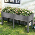 AMERLIFE Raised Garden Bed, 72x24x30 Inch, Elevated Wood Planter Box by AMERLIFE