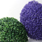 HUHJYUGE Artificial Plant Ball Topiary Round 16in, Lifelike Faux Boxwood Decorative Balls Water Resistant, Durable Faux Plant Decor Hanging No Maintenance, for Backyard Garden - Image 4
